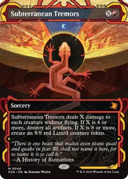 MTG [SOA-48 Foil NM] Subterranean Tremors - Image 1