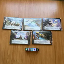 PLANECHASE MTG ALL 50 Cards & 5 Planar Dice Set March of the Machines Commander - Image 1