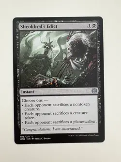 Sheoldred’s Edict MTG Magic the Gathering Card NM Near Mint ONE - Image 1