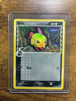 Natu Pokemon (2006) EX Dragon Frontiers - 55/101 Reverse Holo - Image 1