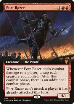 MTG [CMR-669 NM] Port Razer (Extended Art) - Image 1