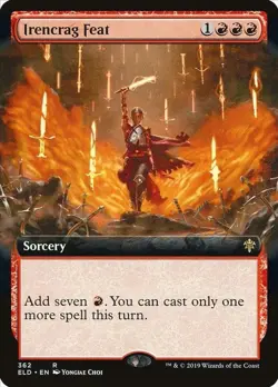 MTG [ELD-362 NM] Irencrag Feat (Extended Art) - Image 1