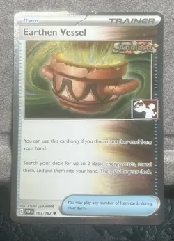 Earthen Vessel Cosmo Foil Holo Pokemon Prize Pack Series 5 Pokemon TCG Stamp NM - Image 1