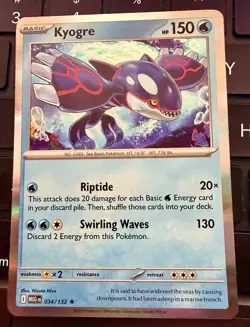 Pokemon TCG Groudon Kyogre Holo Rare Lot (2) Legendary Cards Various Sets NM - Image 2