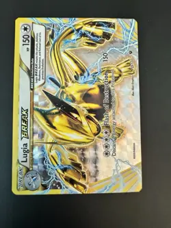 Pokemon TCG Lugia BREAK 79/124 BREAKpoint Full Art Holo EN DMG - Image 1