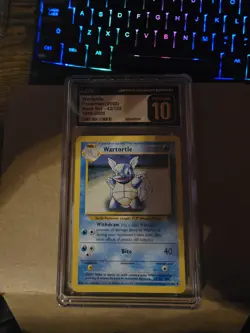 Pokemon Base Set - WARTORTLE - CGC **PRISTINE 10** (LOW POP) - Image 1