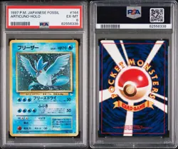 1997 Pokemon Japanese Fossil Articuno #144 Holo Rare PSA 6 VERY CLEAN - Image 3
