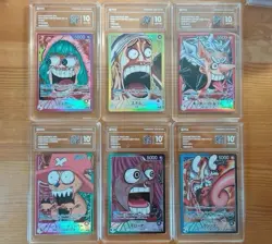 PCG 10 ONE PIECE CARD GAME BASE SHOP CARD COLLECTION VOL.1 COMPLETE SET Japanese - Image 1