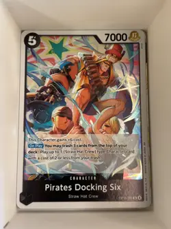 OP15-088 Pirates Docking Six English R One Piece TCG Card Game - Image 1