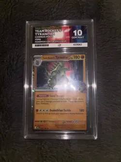 Pokemon Center Stamped ACE 10 Team Rocket’s Tyranitar (Perfect Subgrades) - Image 3
