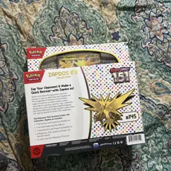 Pokemon TCG Scarlet & Violet 151 Zapdos EX Collection Box Sealed New - Image 2