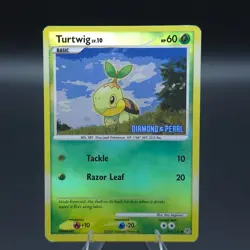 Turtwig - 103/130 Reverse Holo Promo (Burger King Promo) HP/DMG - Pokemon TCG - Image 1