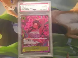 PSA 10 Viola (Alt Art) EB01-052 SR Memorial Collection ONE PIECE Card Japanese - Image 1