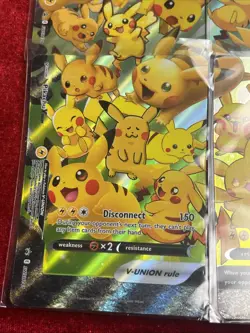Pikachu V-Union [Set of 4] SWSH: Sword & Shield Promo Cards Holo - Image 2