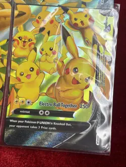 Pikachu V-Union [Set of 4] SWSH: Sword & Shield Promo Cards Holo - Image 5
