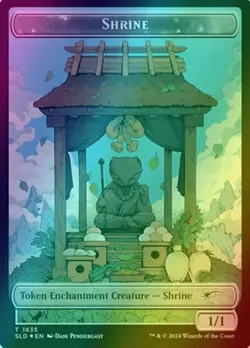 MTG Shrine Token Foil Secret Lair 20 Ways to Win NM - Image 1