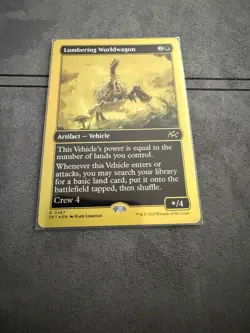 Lumbering Worldwagon (First-Place Foil) Aetherdrift Foil - Image 1