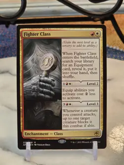 MTG Fighter Class Adventures in the Forgotten Realms Regular LP - Image 1