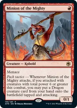 Foil - Minion of the Mighty - 156 / NM / English MTG - Image 1