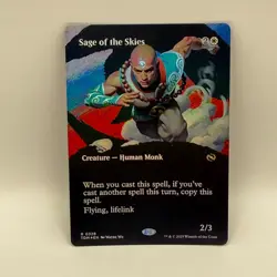 Magic The Gathering Sage of the Skies 0328 Aetherdrift Foil Borderless Rare MTG - Image 2