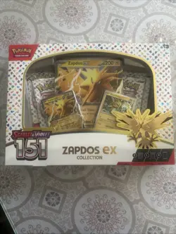 Pokemon TCG: Scarlet & Violet 151 Zapdos EX Collection Box Brand New Sealed - Image 1
