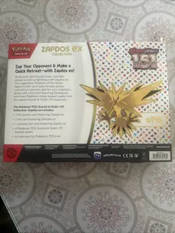 Pokemon TCG: Scarlet & Violet 151 Zapdos EX Collection Box Brand New Sealed - Image 2