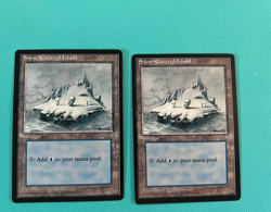 2x - Snow-Covered Island -Ice Age - MTG - Magic the Gathering - Image 1