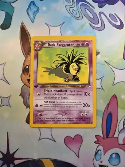 Pokemon TCG Dark Exeggcutor 1st Edition Neo Destiny 33/105 Regular NM - Image 1