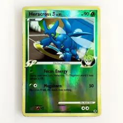 Pokemon TCGHeracross SP 24/111 Rising Rivals Reverse Holo Rare 2009 - Image 1