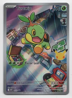Pokemon TCG Turtwig 040 First Partner Illustration Black Star Promo - Image 1