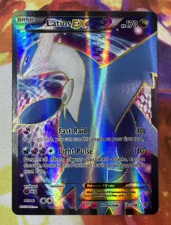 2015 Pokemon TCG Latios EX (101 Full Art) 101/108 Roaring Skies Holo NM - Image 1