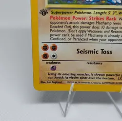Pokemon TCG Machamp 8/102 Deck Exclusives Holo Rare 100 HP EN 1st Edition - Image 2