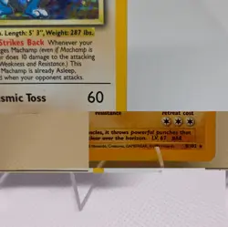 Pokemon TCG Machamp 8/102 Deck Exclusives Holo Rare 100 HP EN 1st Edition - Image 3