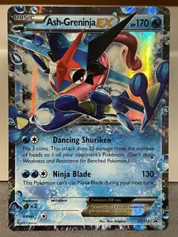 Ash-Greninja EX - Pokemon Black Star Promo - XY133 - NM - Image 1