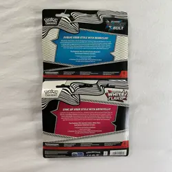 Pokemon TCG Black Bolt & White Flare Tech Sticker Collection SET OF 2 SEALED - Image 3