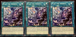 3x Play the Diabell 1st Edition Mint Condition Yu-Gi-Oh! Playset [SUDA-EN056] - Image 1