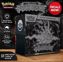 Pokemon TCG Mega Evolution -Pitch Black Elite Trainer Box ETB PRESALE Free Ship✅ - Image 1