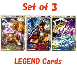 Raikou Suicune Entei LEGEND 063 064 065 066 067 068/080 Japanese Pokemon Card HP - Image 1