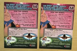 2 Dragon Ball GT MAJIN BUU Rare Promo Cards BUU SAGA, 2003 - Image 2