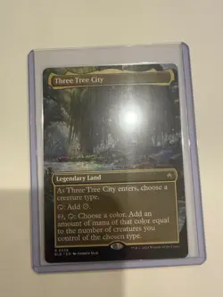 Three Tree City (Borderless) (0338) Bloomburrow Regular - Image 1