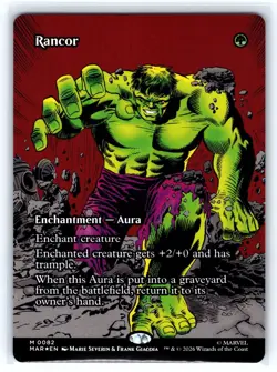 Rancor (Borderless) 82 Marvel Universe Eternal-Legal MTG Foil NM - Image 1