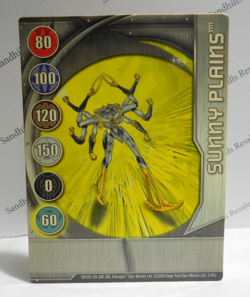 Bakugan Card - Sunny Plains - Silver Gate Card - BA585 - 3/48q - 2009 - Image 1