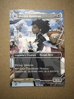 Monica Rambeau / Photon, Living Light MSH 0345 Mythic MTG Borderless - Image 1