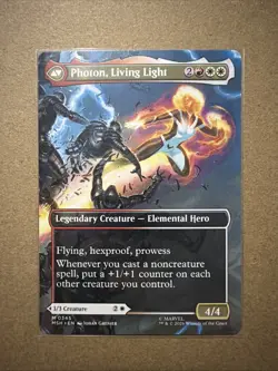 Monica Rambeau / Photon, Living Light MSH 0345 Mythic MTG Borderless - Image 2
