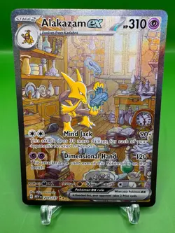 Alakazam ex 201/165 Special Illustration Rare 151 Pokemon Holo Near Mint - Image 1