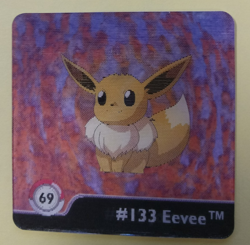 Vintage 1999 Artbox Pokemon Card Lenticular Jolteon Eevee Action Series One HP - Image 2
