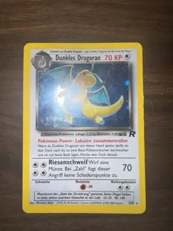 Dunkles Dragoran Dark Dragonite Holo 5/82 Team Rocket Pokemon Card GERMAN - Image 2