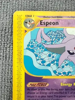 Espeon 11/147 Non-Holo Rare Aquapolis 2002 Pokemon Eeveelution Vintage MP - Image 4