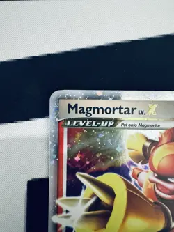 Pokemon TCG Magmortar LVL x Reverse Holo Rare 123/123 Mysterious Treasures - Image 2