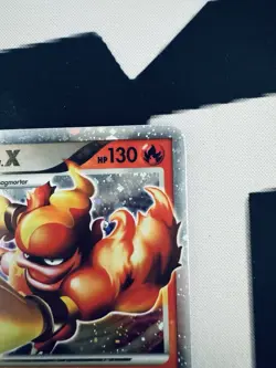 Pokemon TCG Magmortar LVL x Reverse Holo Rare 123/123 Mysterious Treasures - Image 3
